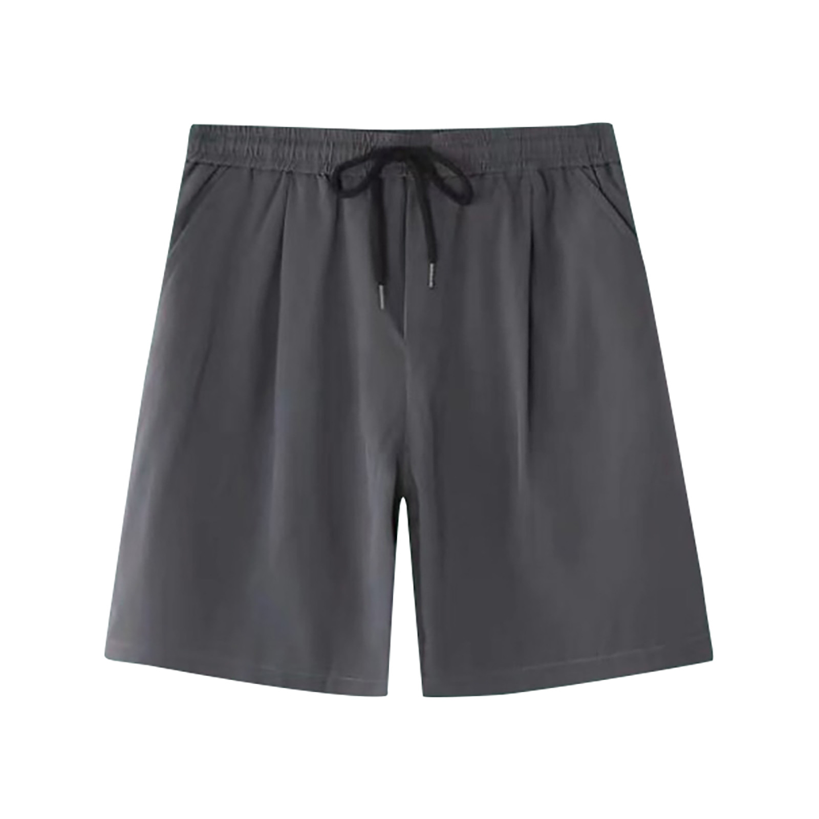 thumbnail image 2 of Pantalones cortos deportivos para hombre con bolsillos profundos - Cintura elástica con cordón, poliéster y spandex - Para correr/baloncesto/gimnasio - Corte holgado - L-XXXXXL, 2 of 5